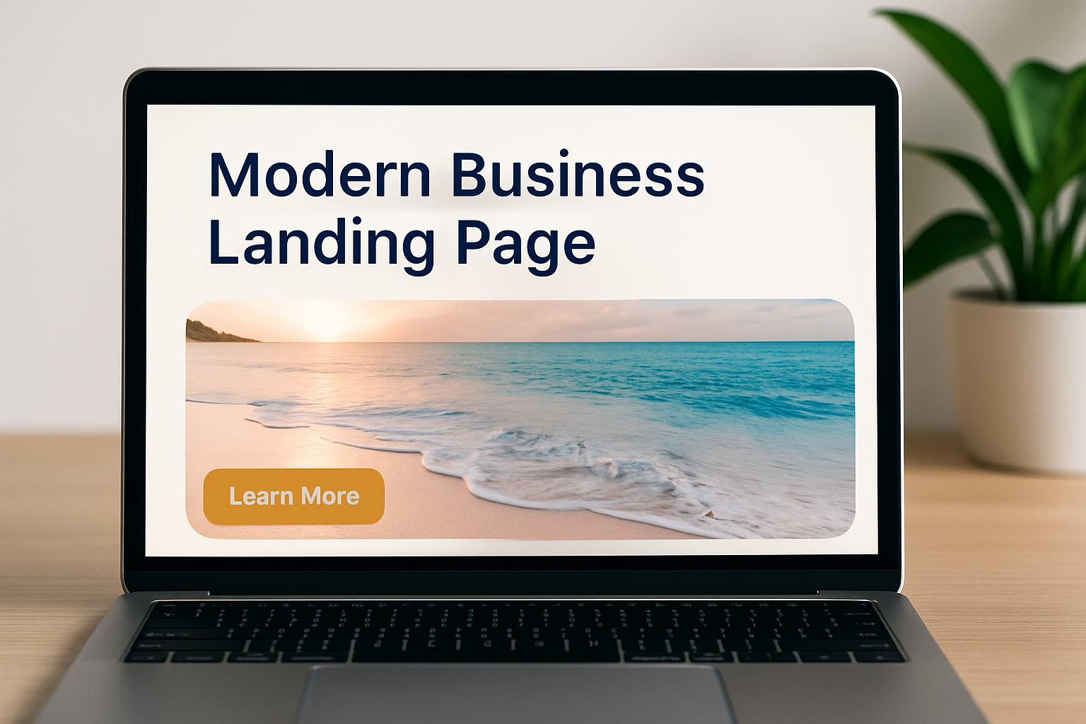 Modern Business Landing Page